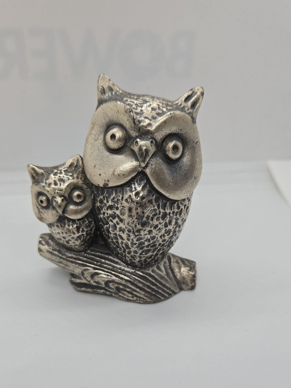 VTG Owls Figurine - Ampersand Pewter Company, USA